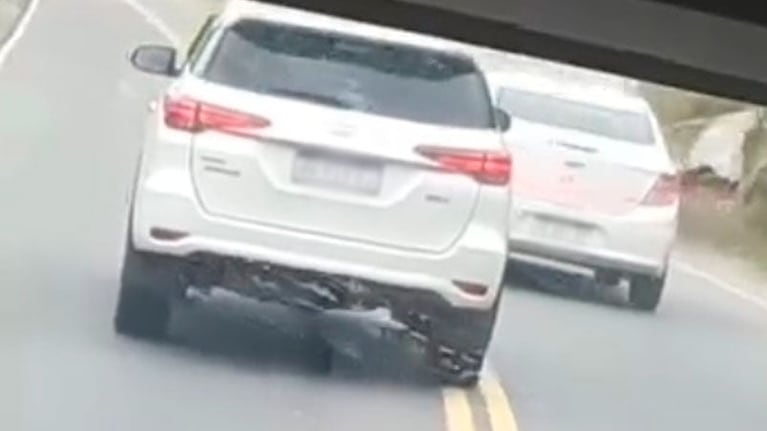 Gravísima infracción en el Camino de las Altas Cumbres.