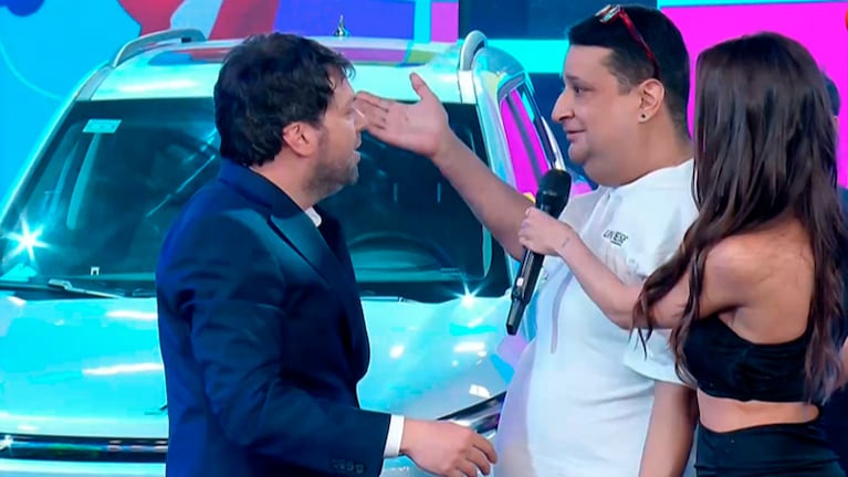 Guido y el reencuentro con un viejo amigo en pleno programa.