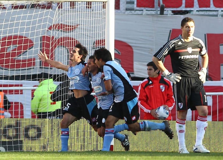 Guille Farré marcó el 1 a 1 en el Monumental y sentenció a River a la B.