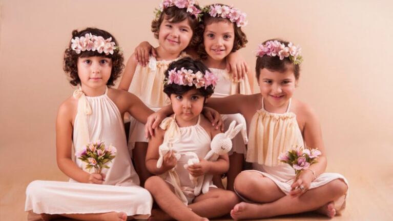 Guillermina, Juana, Celina, Felicitas y Zoe, ejemplos de una amistad verdadera.