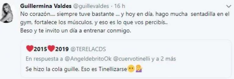 Guillermina Valdés preocupó por una foto que publicó