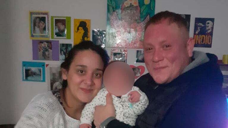 Guillermo Bustamante junto a su esposa Agustina.