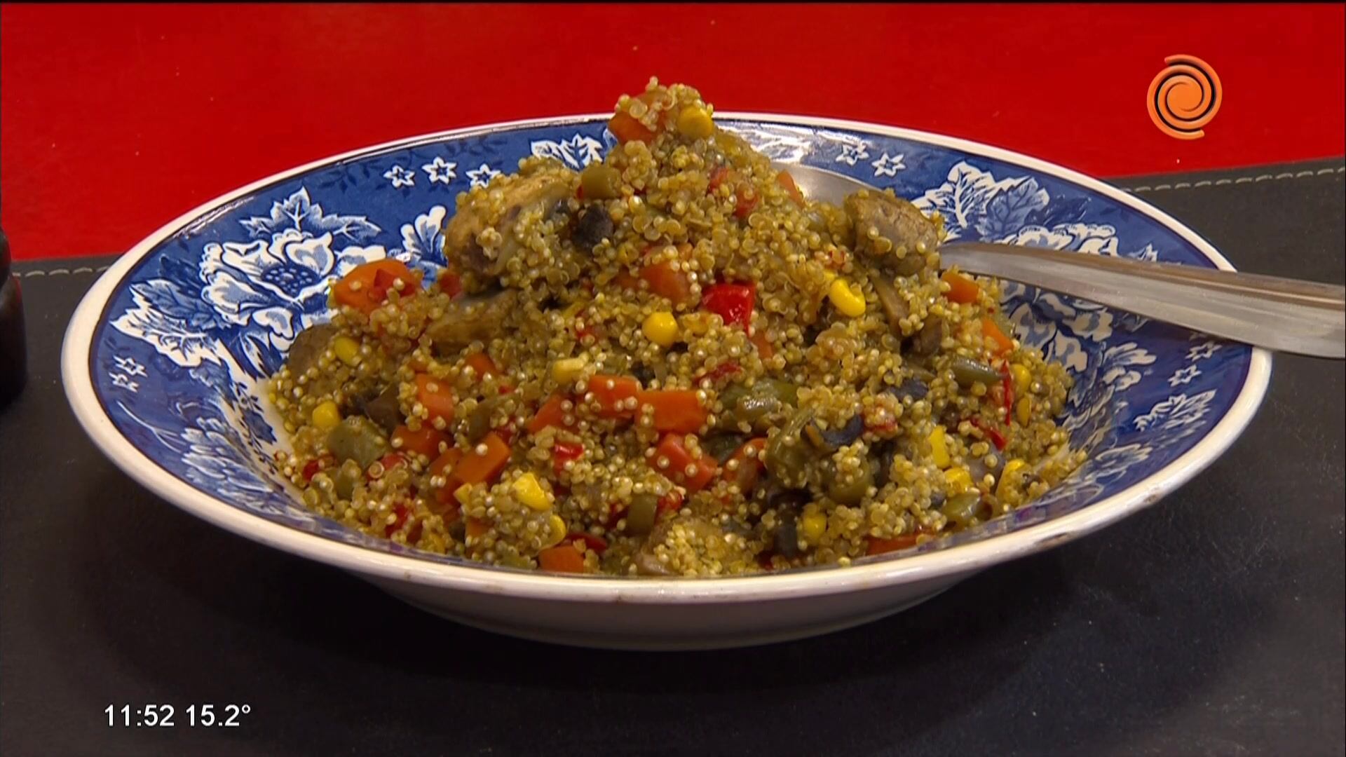 guiso vegetariano de quinoa