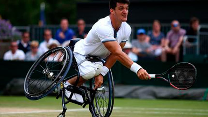 Gustavo "Lobito" Fernández no pudo en la definición del tercer Grand Slam.