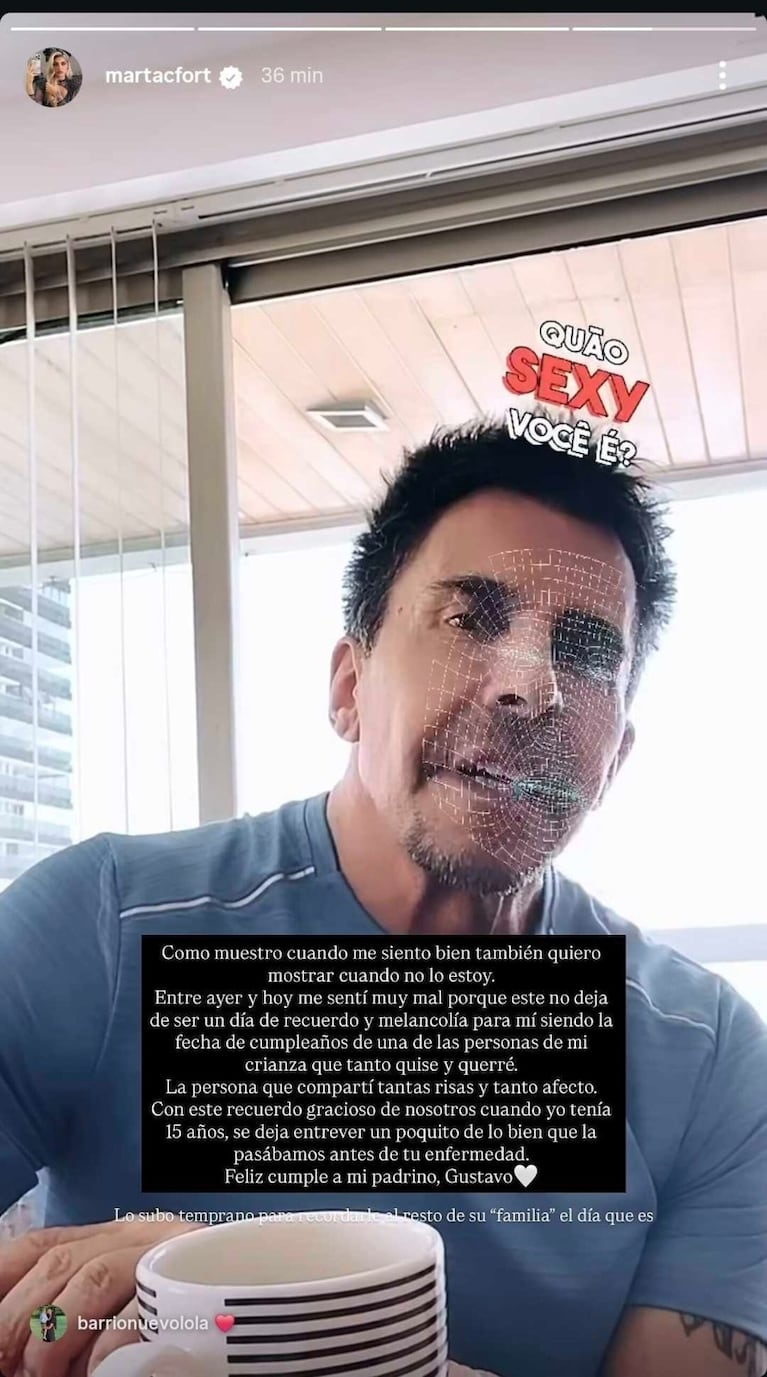 Gustavo Martínez era el padrino de los hijos de Ricardo Fort.