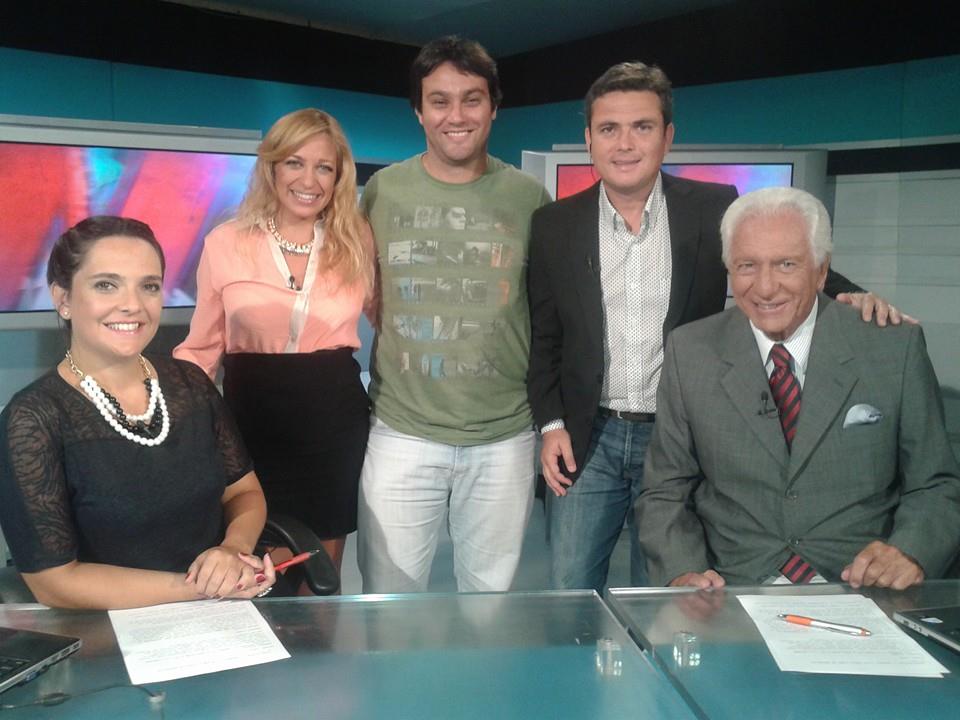 Gustavo Tobi junto a Alejandra Bellini, Silvia Pérez Ruiz, Jose Sosa y Manuel Sánchez.