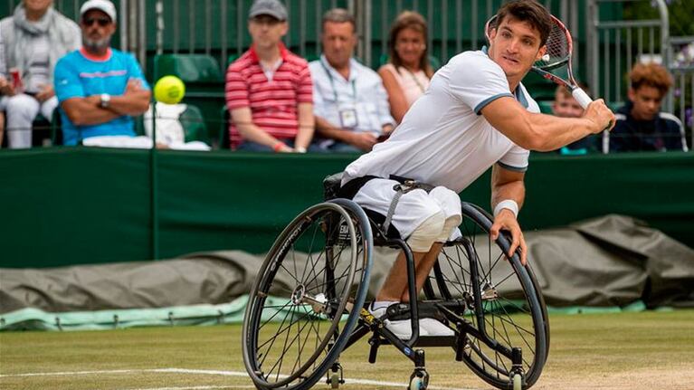 Gusti puso el corazón para ser finalista en Wimbledon.