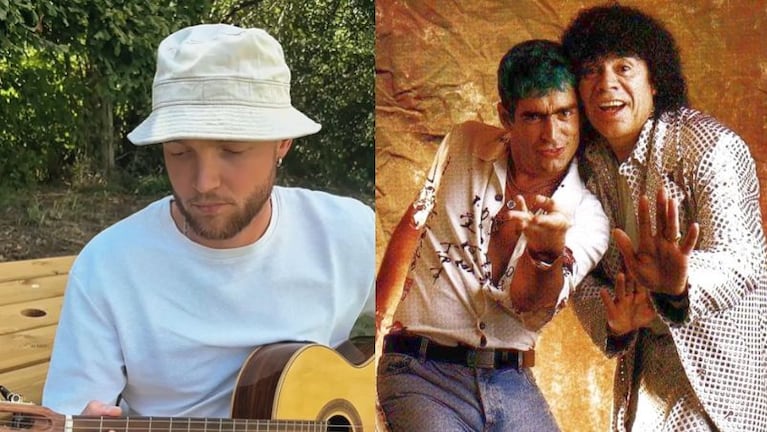 Guz sorprendió a todos con sus covers de cuarteto en francés.