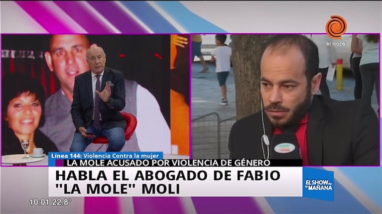 Habló el abogado de Fabio "La Mole" Moli