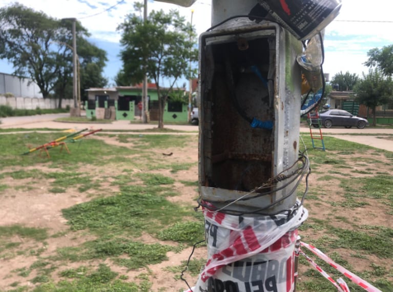 Habló el papá del nene que recibió una descarga de un poste de Epec