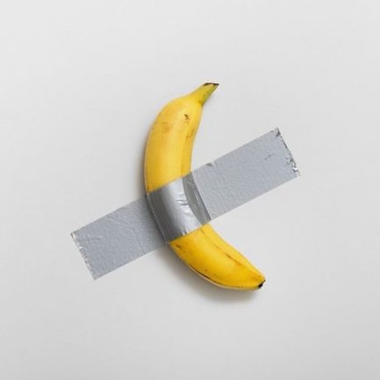 Habló el verdulero que vendió la banana con la que se hizo "comedian"  Foto Instagram @justinsun
