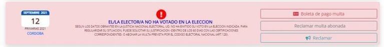 Habrá multas por no votar presidente: de cuánto y cómo pagarlas