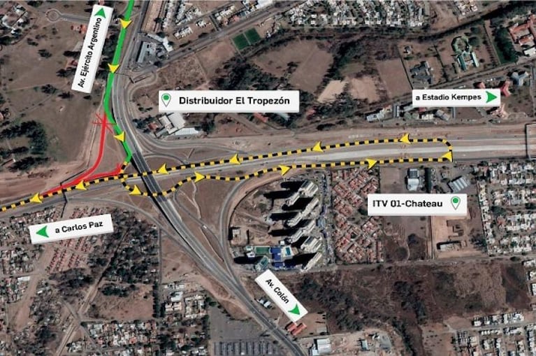 Habrá nuevos cambios en el tránsito de El Tropezón