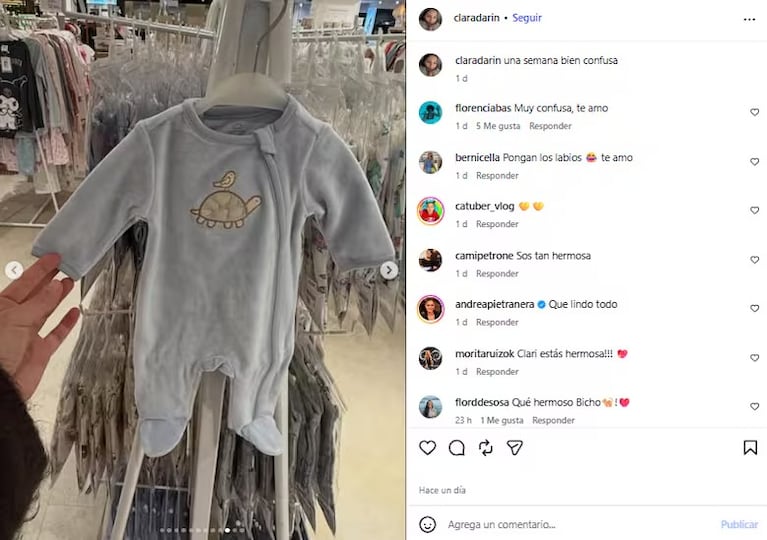 Habrían revelado por error el sexo del bebé del Chino Darín y Úrsula Corberó: la foto