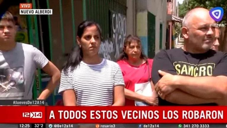 Hacían una entrevista en vivo y los ladrones les gritaron “Vamos a seguir choreando”