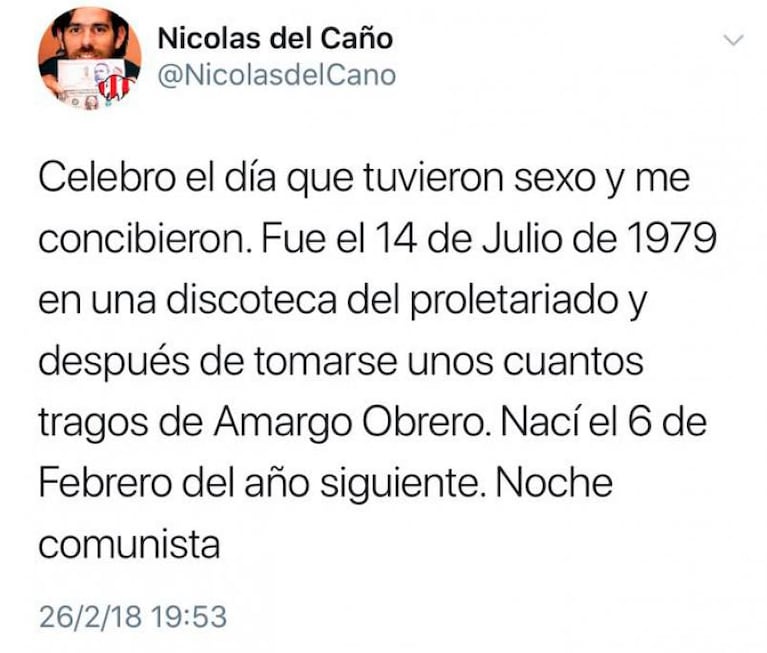 Hackearon el Twitter de Del Caño y escribieron groserías sobre el aborto