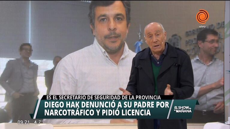 Hak denunció a su padre por narcotráfico
