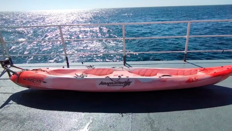 Hallaron el kayak de los amigos desaparecidos en Pinamar