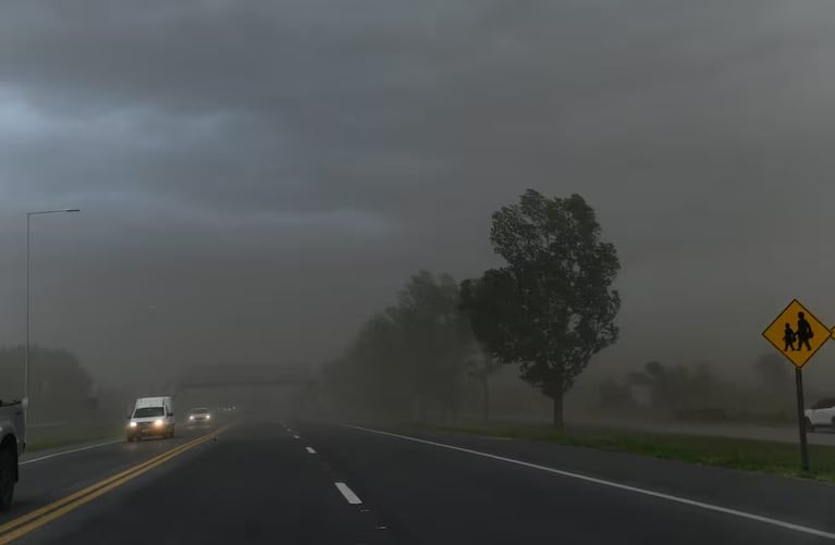 Hay alerta por intensos vientos en Córdoba.