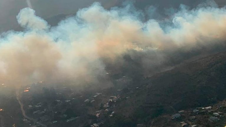 Hay riesgo de incendio extremo en la provincia de Córdoba.