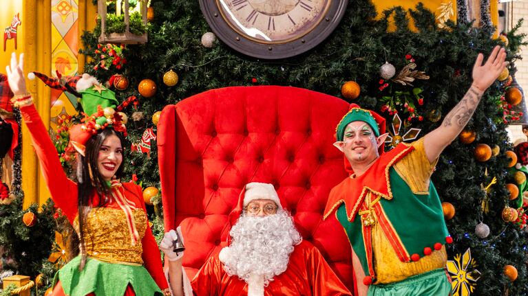 Hay un paseo mágico que te espera en el Paseo del Jockey ¡Papá Noel viene a visitarnos!