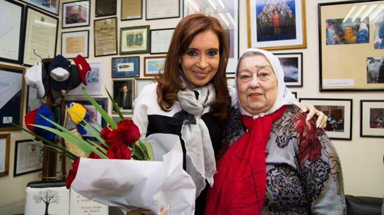 Hebe de Bonafini salió a defender a Cristina Kirchner.