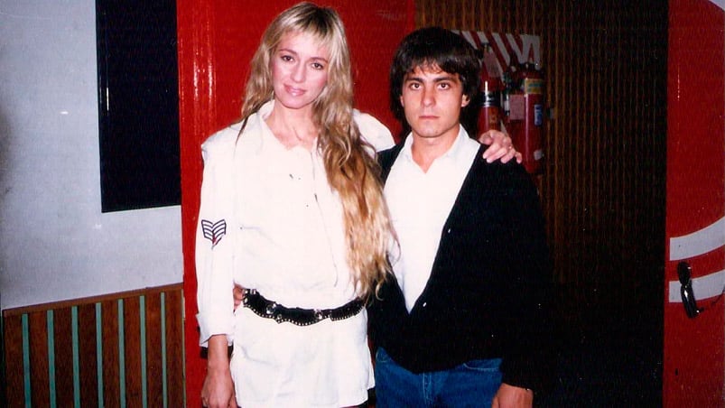 Héctor Andreano junto a Cris Morena.