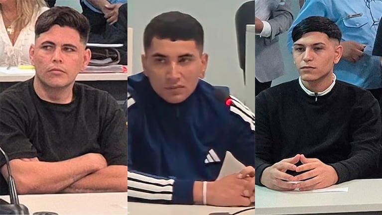 Héctor Herrera, Axel Escada y Luciano Busto.