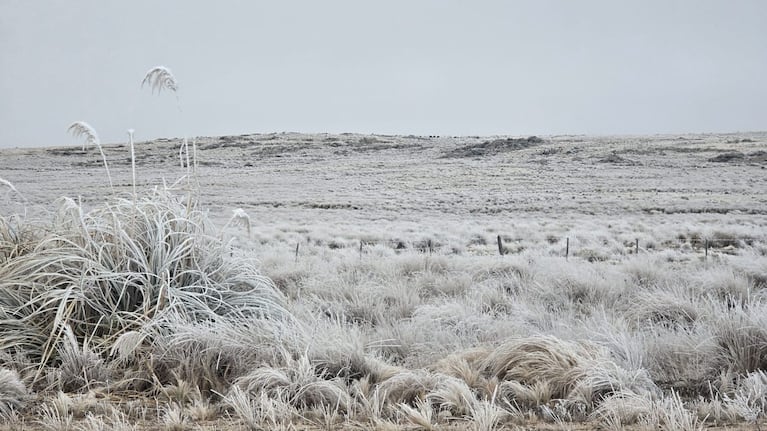 Heladas y nieve en Córdoba.