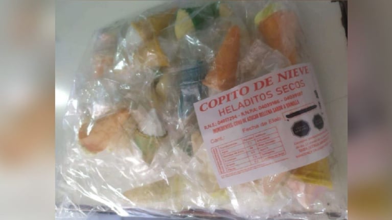 Heladitos secos copito de nieve.