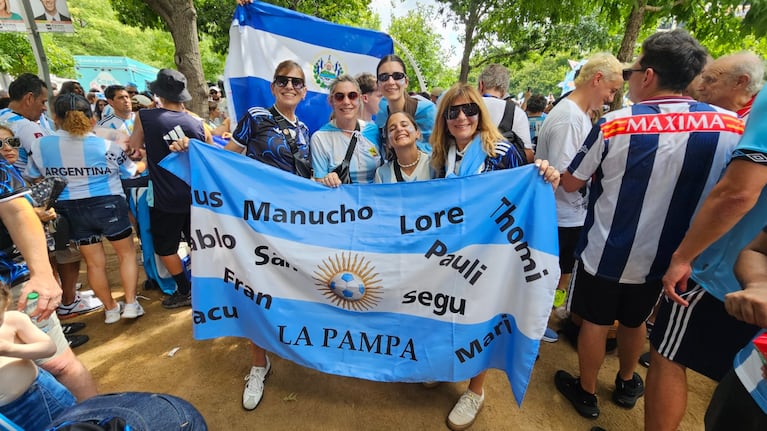Hinchas argentinos en Dallas (Foto: El Doce/Emmanuel Cuestas).