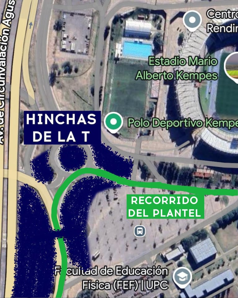 Hinchas de Talleres convocan un banderazo para recibir a los jugadores en el Kempes.