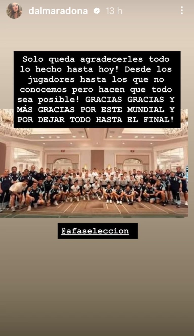 Historia de Dalma Maradona.