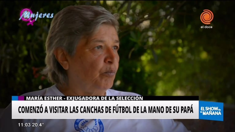 Historias de Mujeres: María Esther, pionera del fútbol femenino