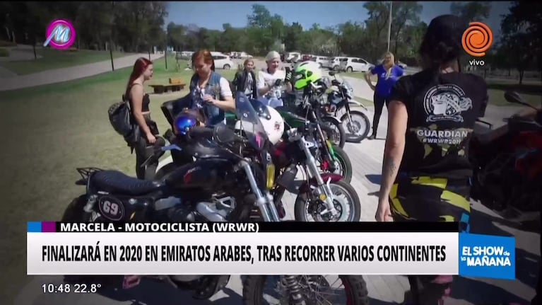 Historias de Mujeres: Pimer relevo de mujeres motociclistas