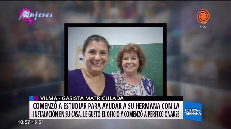 Historias de Mujeres: Vilma, de las 100 gasistas de Córdoba