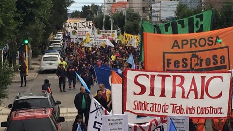 Histórica marcha contra los Kirchner en Río Gallegos
