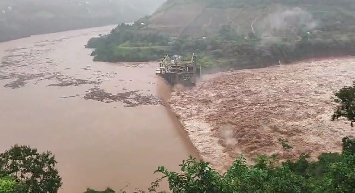 Históricas y fuertes lluvias golpean a los estados del sur de Brasil (Foto: Primera Edición).