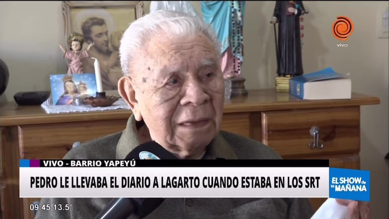 Histórico canillita de Córdoba cumple 90 años