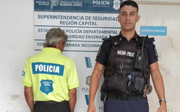 Hombre detenido en La Plata.
