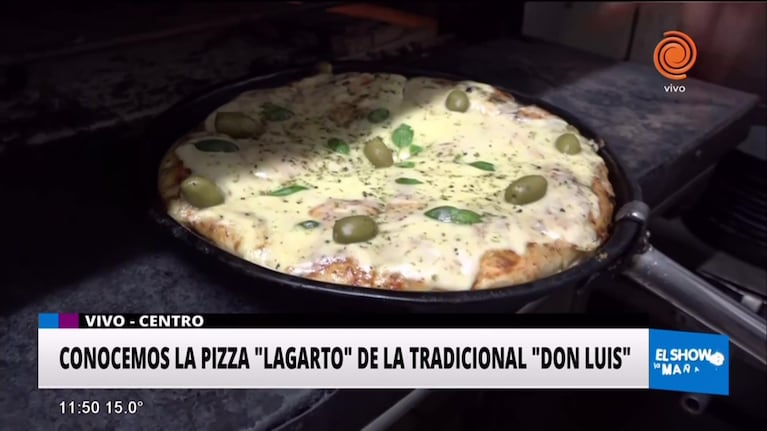 Homenajean al Lagarto con una nueva variedad de pizza