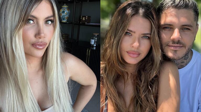 Horas después del romántico posteo del futbolista, este perfil que muchos atribuyen a la empresaria, sacó una contundente publicación. (Foto: Instagram / wanda_nara, sangrejaponesa)
