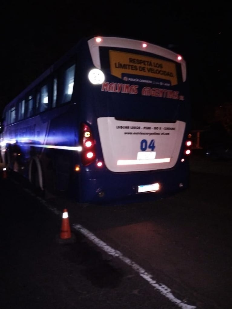 Horror: en plena noche, un colectivo arrolló y mató a un hombre en la ruta 9