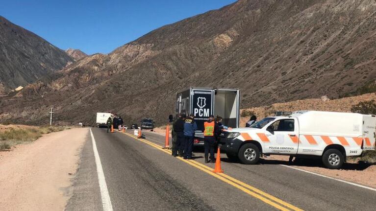 Horror en una ruta mendocina.