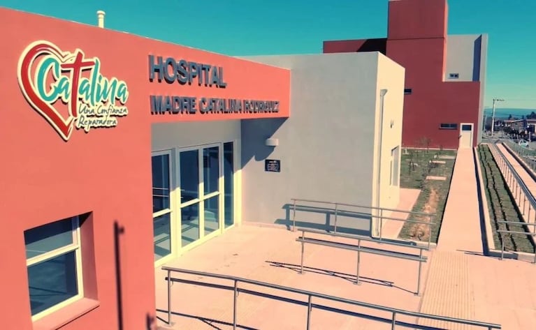  hospital Madre Catalina Rodríguez de Villa de Merlo, donde murió el maratonista.