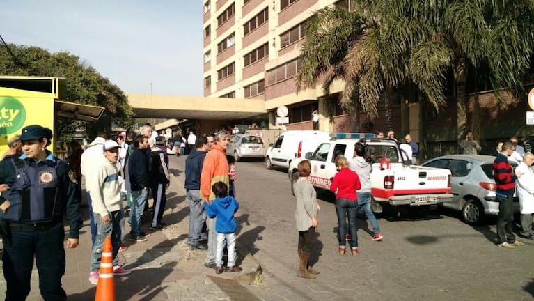 Hospital San Roque: heridos y evacuación por derrame químico