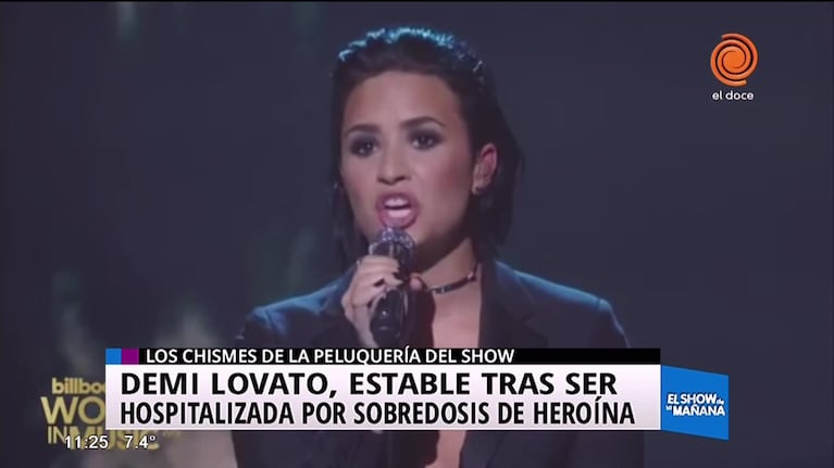 Hospitalizan a Demi Lovato por sobredosis