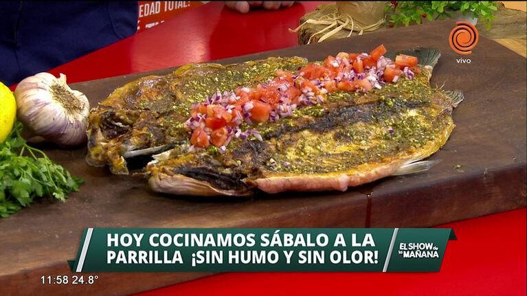 Hoy cocinamos "sábalo a la parrilla"