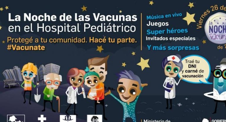 Hoy es la Noche de las Vacunas y sigue la campaña de vacunación antigripal