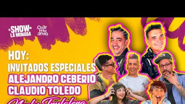 Ale Ceberio y Claudio Toledo visitaron El Show de la Monada